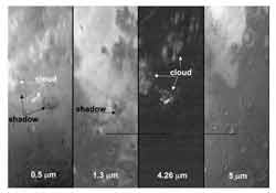 卫星拍摄火星干冰图